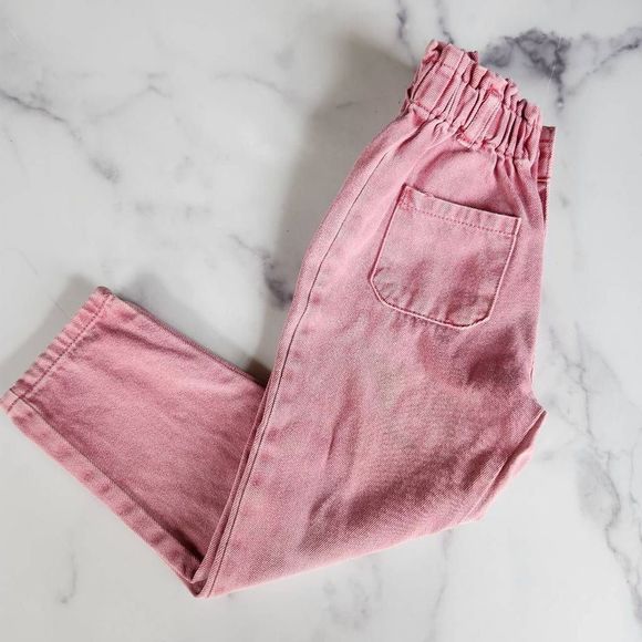 Zara Bottoms Zaratoddler 34 Girls Pink 8s Style High Rise Paperbag